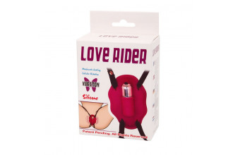 Нежный вибростимулятор для клитора Love Rider на ремешках