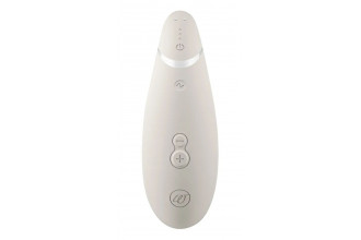 Светло-серый клиторальный стимулятор Womanizer Premium 2