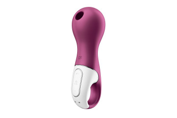 Малиновый вакуум-волновой вибростимулятор Lucky Libra