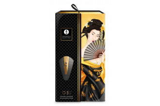 Черный клиторальный вибростимулятор OBI