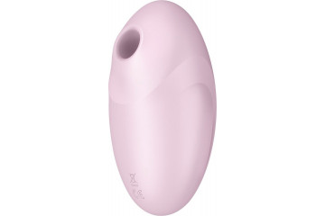 Розовый вакуум-волновой стимулятор с вибрацией Vulva Lover 3