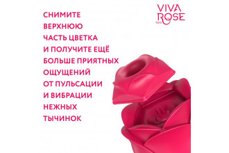 Малиновый двойной вибростимулятор