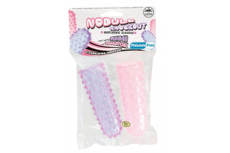 Набор из 2 пупырчатых насадок на пальцы FINGER SLEEVES PURPLE/PINK