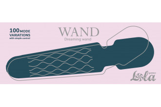 Зеленый жезловый вибромассажер Dreaming Wand - 20 см.