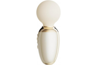 Бежевый мини-вибратор с функцией нагрева Ava Бежевый мини-вибратор с функцией нагрева Ava