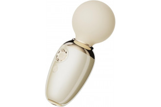 Бежевый мини-вибратор с функцией нагрева Ava Бежевый мини-вибратор с функцией нагрева Ava