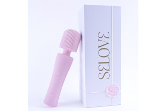 Розовый wand-вибратор Selove PulseWand - 20,3 см.