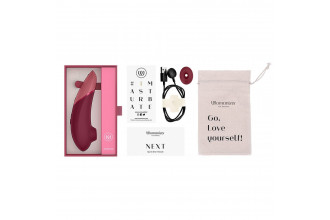 Бордовый бесконтактный клиторальный стимулятор Womanizer Next Бордовый бесконтактный клиторальный стимулятор Womanizer Next