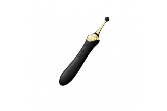 Черный клиторальный вибростимулятор с насадками Bess Черный клиторальный вибростимулятор с насадками Bess