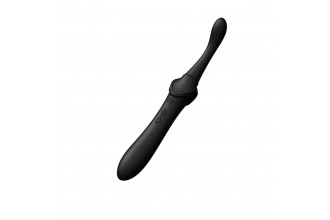 Черный клиторальный вибростимулятор с насадками Bess Черный клиторальный вибростимулятор с насадками Bess