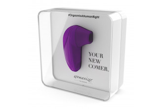 Фиолетовый вакуумный стимулятор клитора Womanizer Starlet
