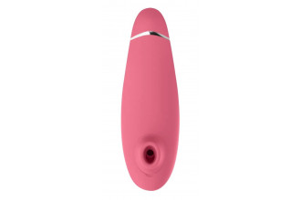 Розовый клиторальный стимулятор Womanizer Premium 2