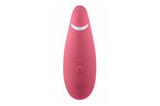 Розовый клиторальный стимулятор Womanizer Premium 2