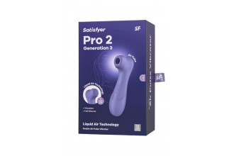Сиреневый вакуумный стимулятор клитора Satisfyer Pro 2 Generation 3