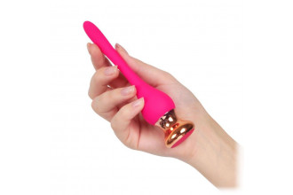 Розовый вибромассажер Nipple Vibrator - 14,5 см.