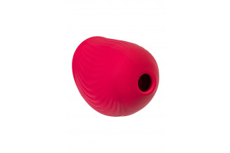 Красный вакуум-волновой стимулятор клитора Birdie