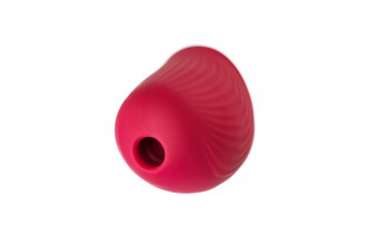 Красный вакуум-волновой стимулятор клитора Birdie