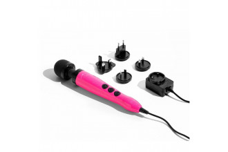 Розовый проводной wand-вибратор Doxy Die Cast 3