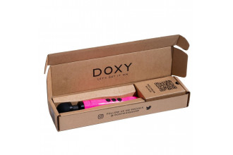 Розовый проводной wand-вибратор Doxy Die Cast 3