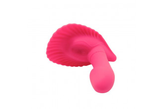 Клиторальный стимулятор с вагинальной пробкой Fancy Clamshell