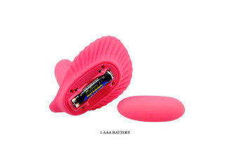Клиторальный стимулятор с вагинальной пробкой Fancy Clamshell