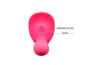 Клиторальный стимулятор с вагинальной пробкой Fancy Clamshell