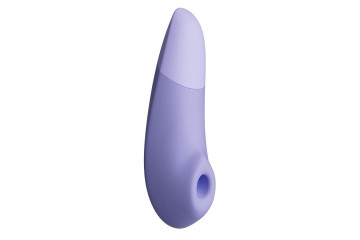 Сиреневый бесконтактный клиторальный стимулятор Womanizer Enhance с вибрацией