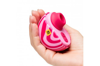 Розовый бесконтактный клиторальный стимулятор Romp Spin