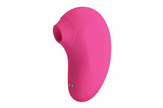 Розовый вакуумный клиторальный массажер Arila