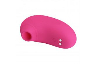 Розовый вакуумный клиторальный массажер Arila