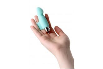 Мятная вибронасадка на палец для клиторальной стимуляции JOS BLISS - 9 см.