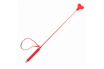 Красный стек со шлепком в виде сердца - 61 см.