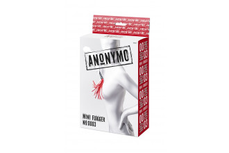 Красно-черный флоггер Anonymo - 28 см. Красно-черный флоггер Anonymo - 28 см.