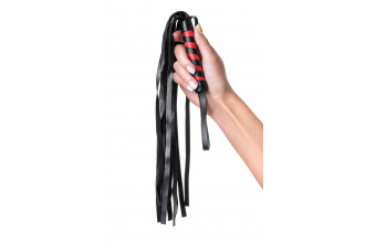 Черно-красный флоггер Anonymo - 45 см.