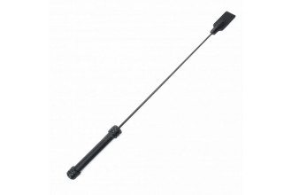 Чёрный кожаный стек - 77 см.