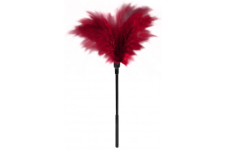 Пластиковая метелочка с красными пёрышками Small Feather Tickler - 32 см.