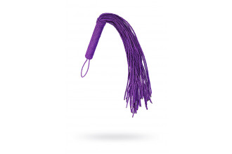 Сиреневый флоггер из веревки Theatre - 48,5 см.