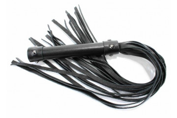 Черная длинная плеть с шипами - 60 см.