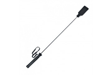 Черный кожаный стек - 62 см.