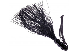 Черная силиконовая плетка - 25,4 см.