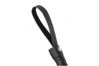 Чёрная плетка Deluxe Cat O Nine - 62 см.