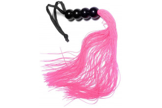 Розовая силиконовая плеть - 35,5 см.