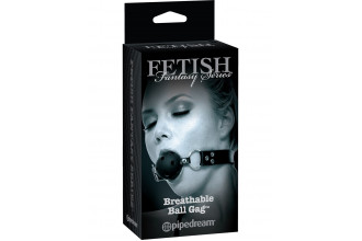 Черный кляп с дырочками Breathable Ball Gag