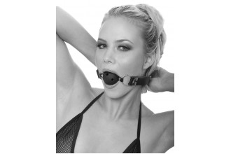 Черный кляп с дырочками Breathable Ball Gag