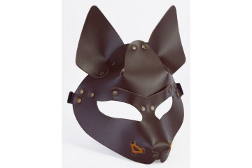 Коричневая маска Wolf
