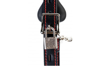 Черный кляп-трензель Theatre в виде косточки с зажимами для сосков Черный кляп-трензель Theatre в виде косточки с зажимами для сосков