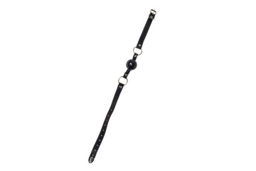 Черный кляп Love Addict на замочке