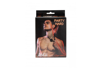 Черный кляп Love Addict на замочке