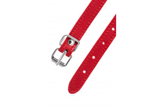 Красная маска Anonymo из искусственной кожи