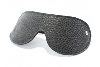 Черная кожаная маска на глаза